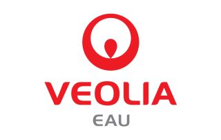 Logo de Veolia, client de KMTP pour des travaux de canalisation, assainissement, eau potable et branchements.