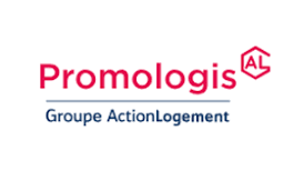 Logo de Promologis, client de KMTP pour des travaux de terrassement, voirie, VRD, canalisation, assainissement et eau potable.